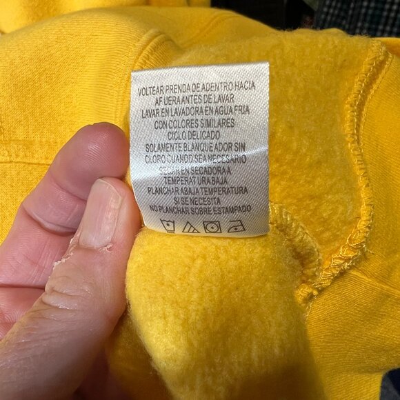 Tom & Jerry Yellow & Purple Graphic Pullover Hoodie SZ XL - Picture 6 of 6